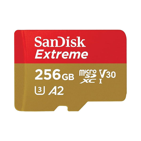 SanDisk Extreme 256GB microSDXC UHS-I Memory Card (SDSQXAV)