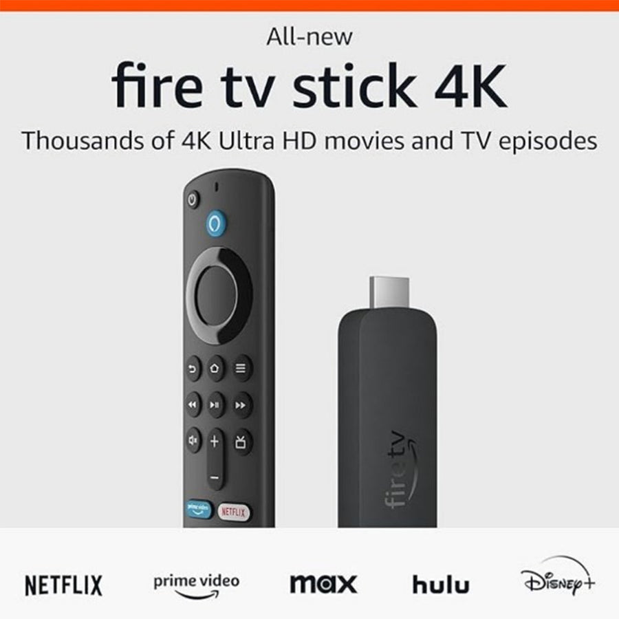 Amazon Fire TV Stick 4K (2nd Gen) 8GB Ultra HD Streaming Media Player – Wi-Fi 6, Dolby Vision & Alexa Voice Remote