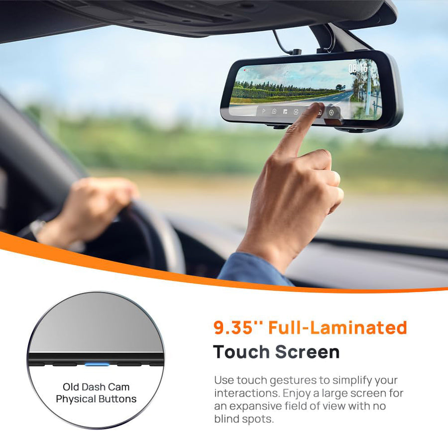 70mai S500 Wide Rearview Dash Camera