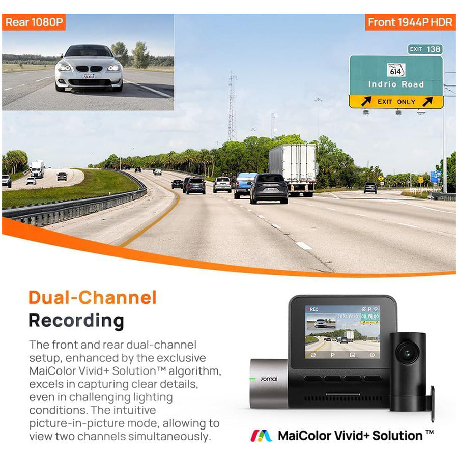 70mai A510 HDR 3K Dash Cam