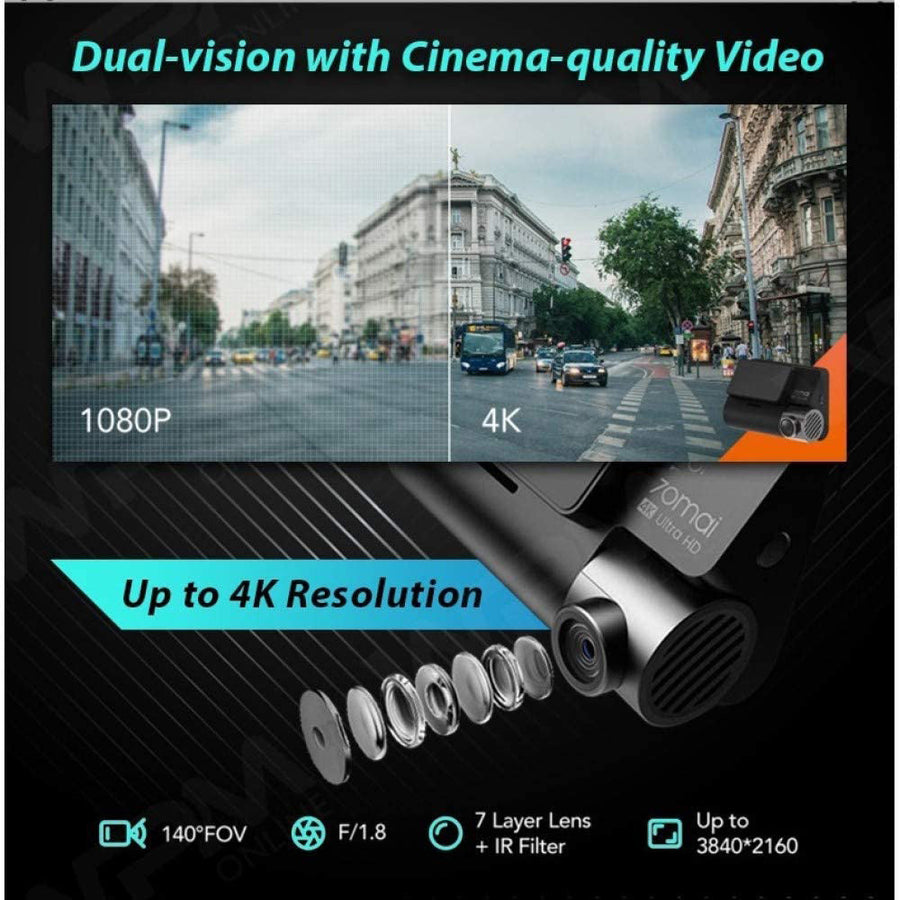 70mai A800S Dash Cam 4K