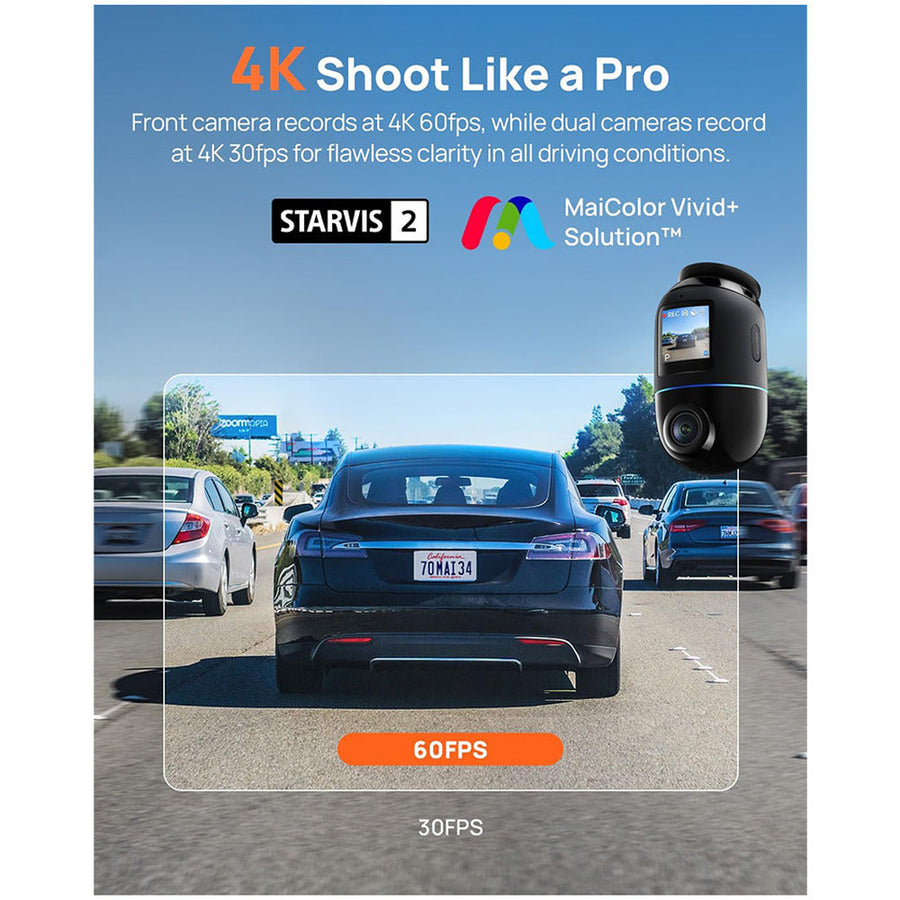 70mai Dash Cam 4K Omni X800