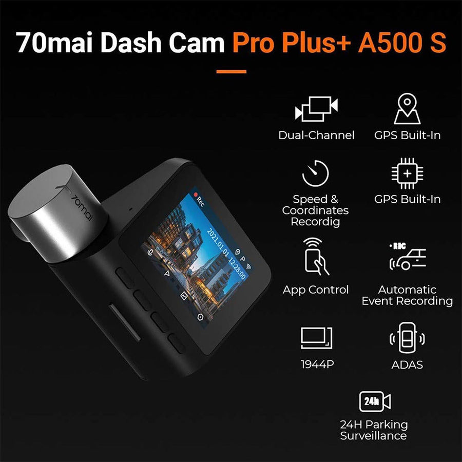 70Mai A500S Smart Dash Cam Pro Plus Sets