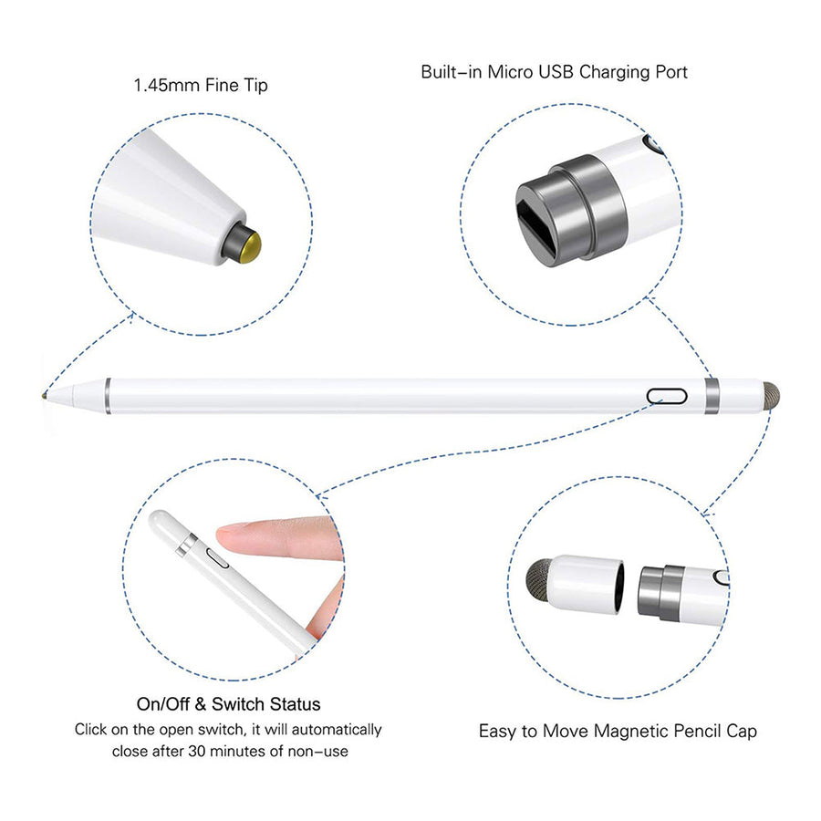Active Stylus Pen White