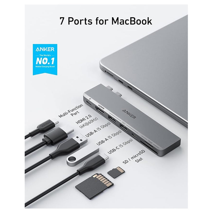 Anker 547 USB-C Hub (7-in-2, for MacBook)