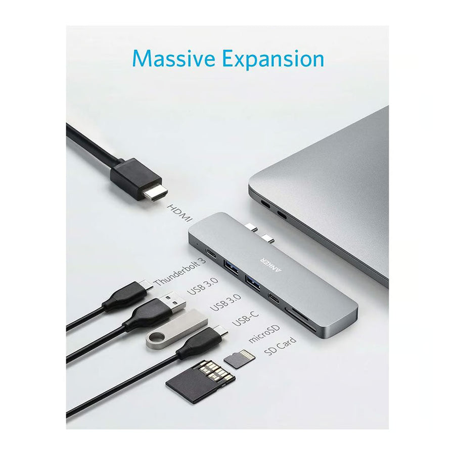 Anker A8371 PowerExpand 7-in-2 USB-C Hub