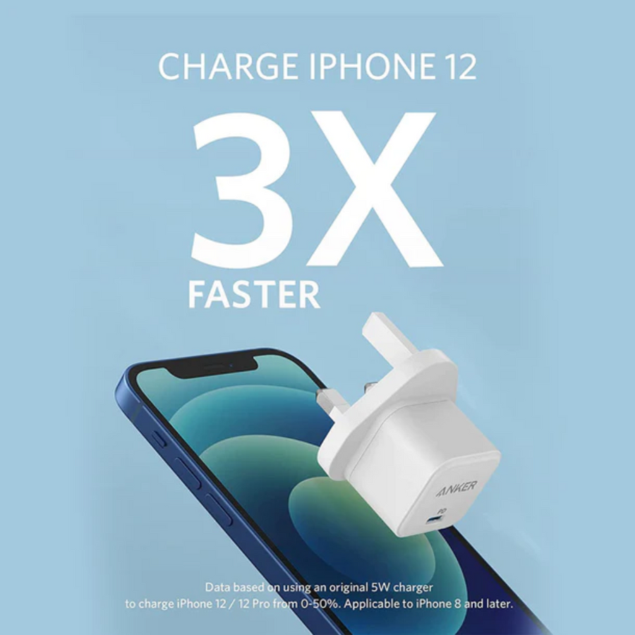 Anker PowerPort III 20W Cube USB-C Charger – PowerIQ 3.0