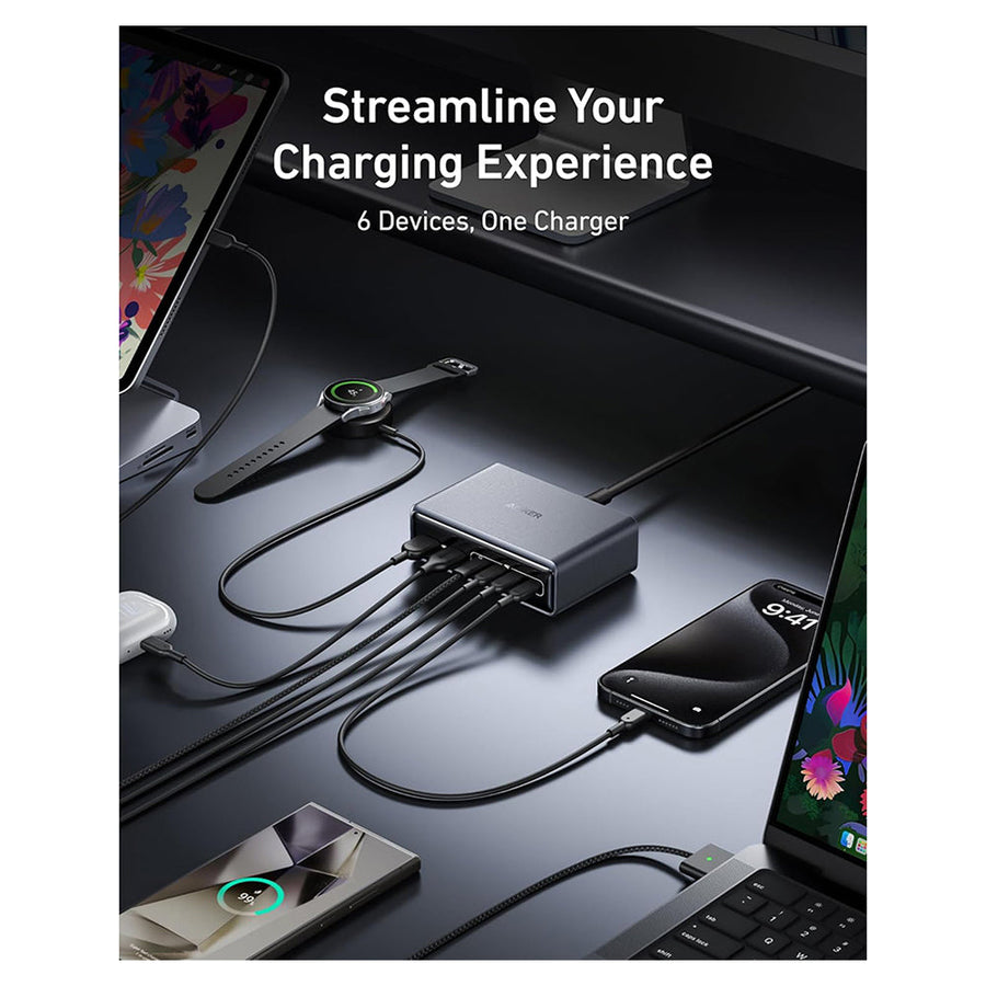Anker Prime Charger 200W, 6 Ports, GaN