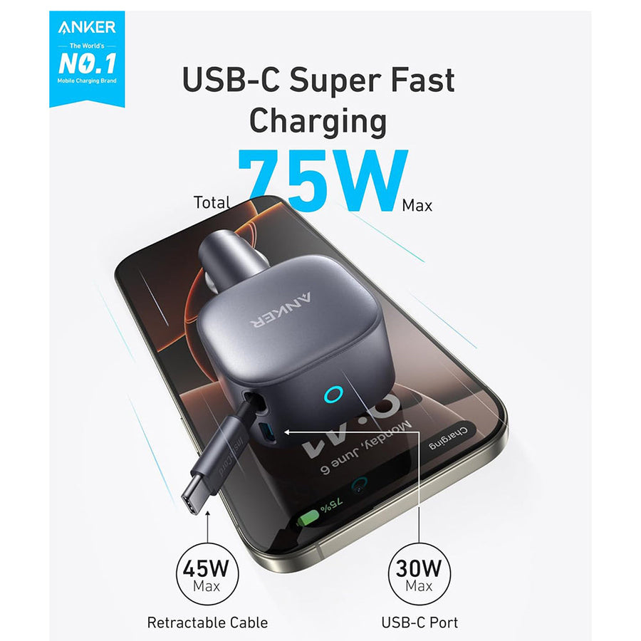 Anker USB-C Car 75W Charger