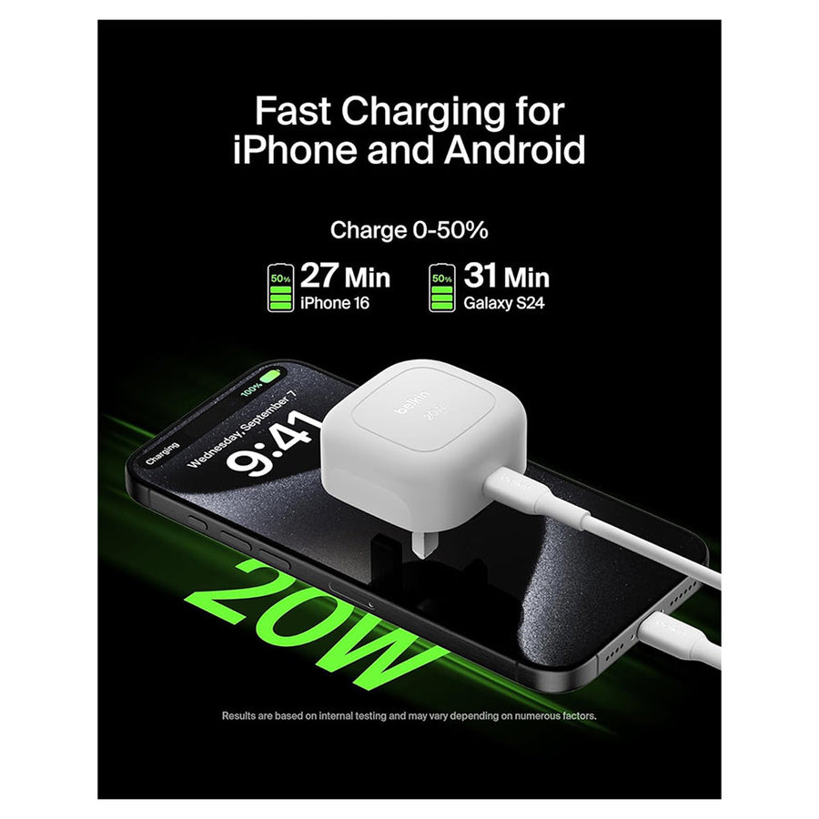Belkin BoostCharge 20W Cubic Wall Charger