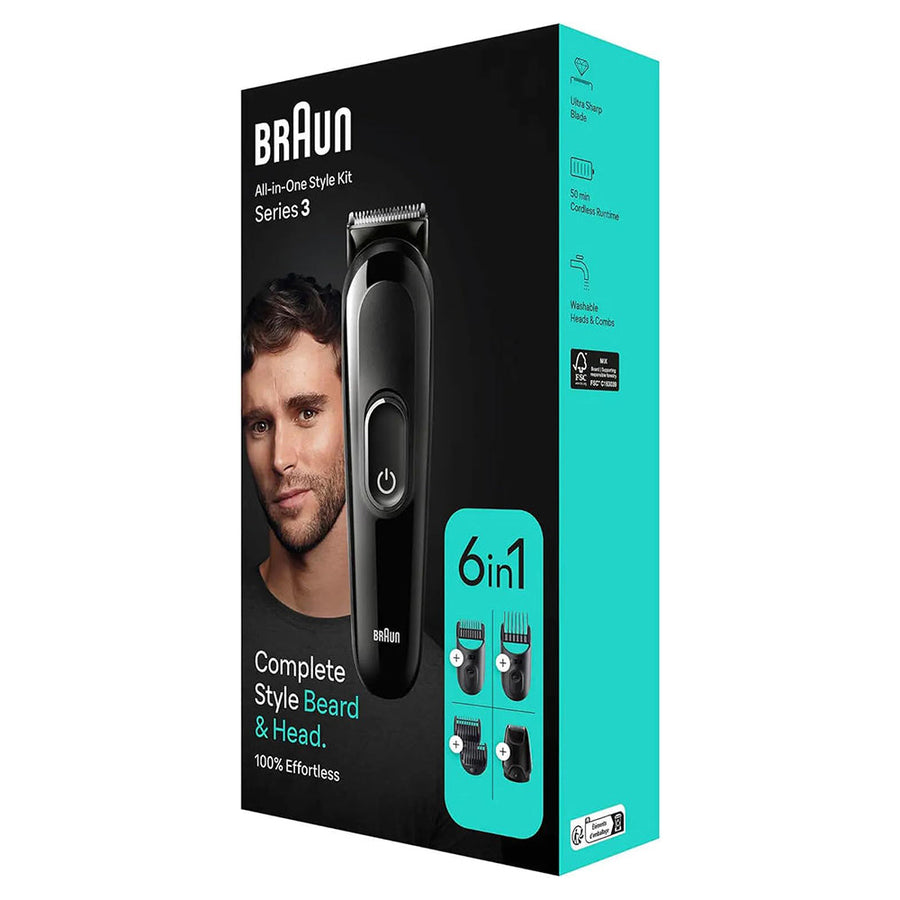 Braun 6-in-1 Beard & Hair Grooming Kit MGK3410