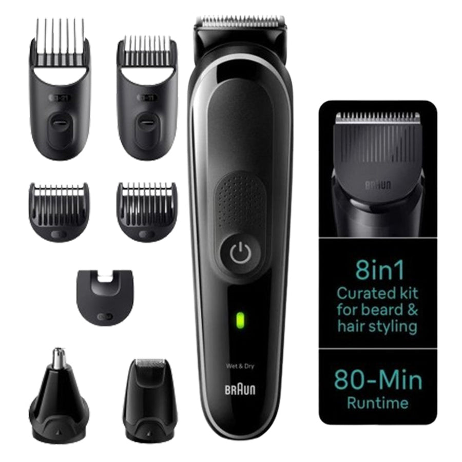 Braun 8-in-1 Beard & Hair Grooming Kit MGK3440