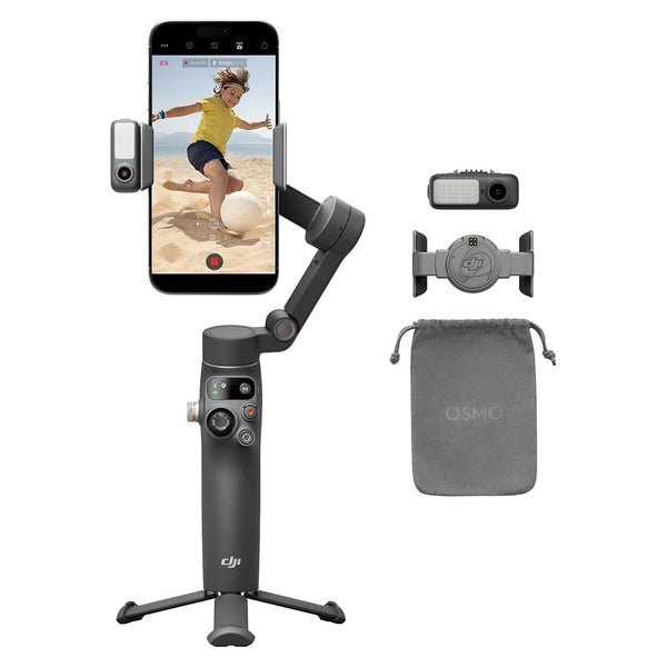 DJI Osmo Mobile 7P Smartphone Gimbal with Multifunctional Module, Built-In Tripod & Extension Rod