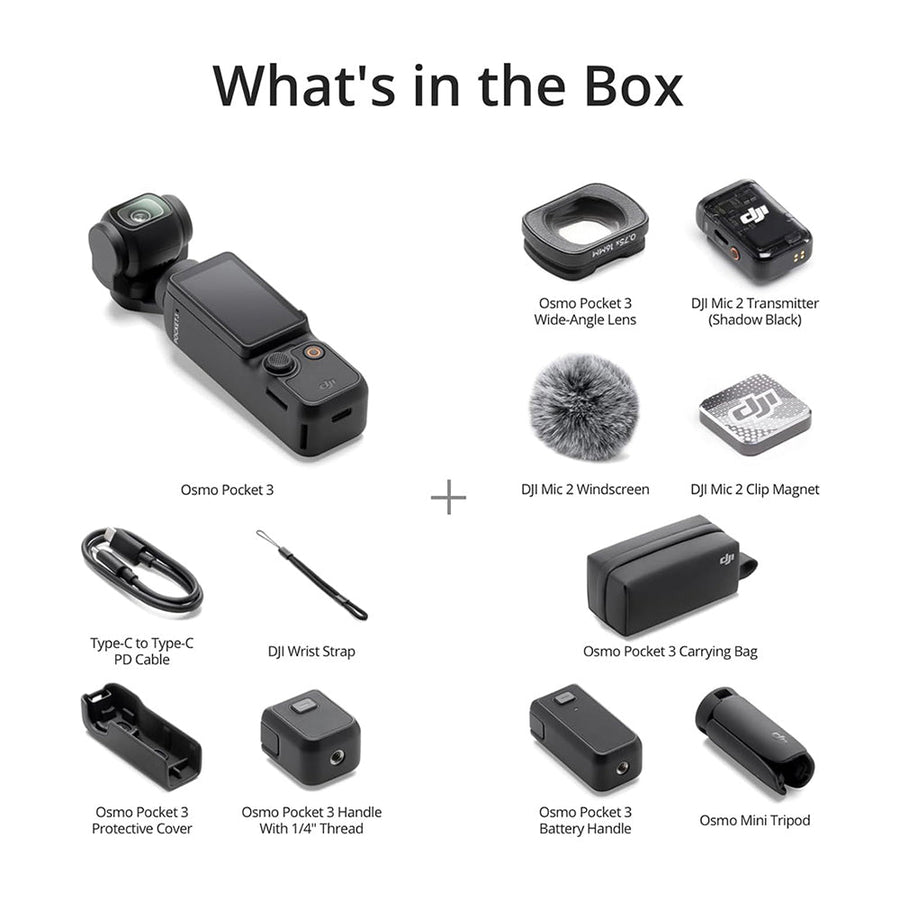 DJI Osmo Pocket 3 Creator Combo Vlogging Camera