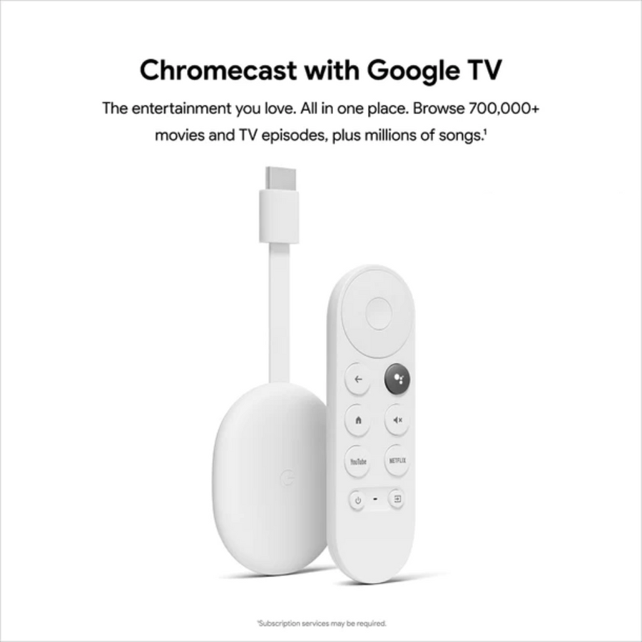 Google Chromecast 4K with Google TV