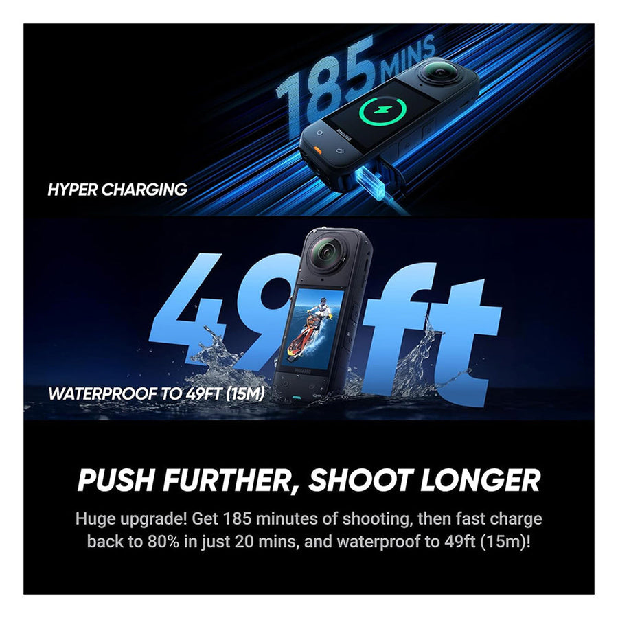 Insta360 X5 – Waterproof 8K 360° Action Camera