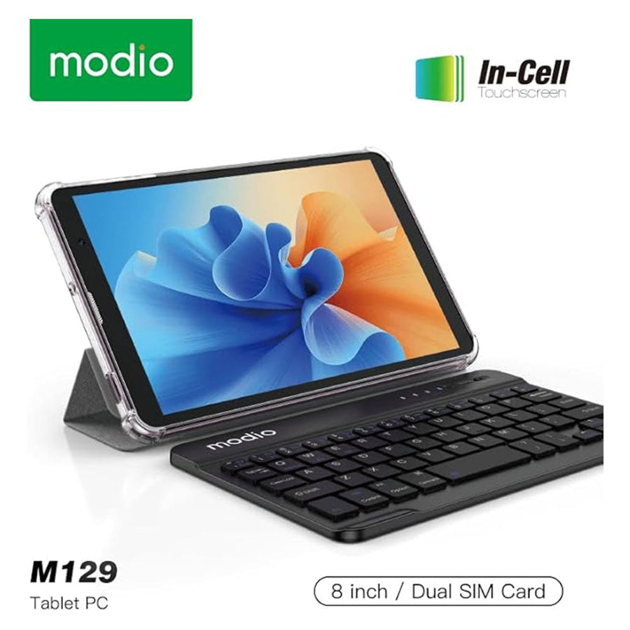 Modio M129 5G 8GB RAM 512GB 8 Inch Android Tablet With Keyboard
