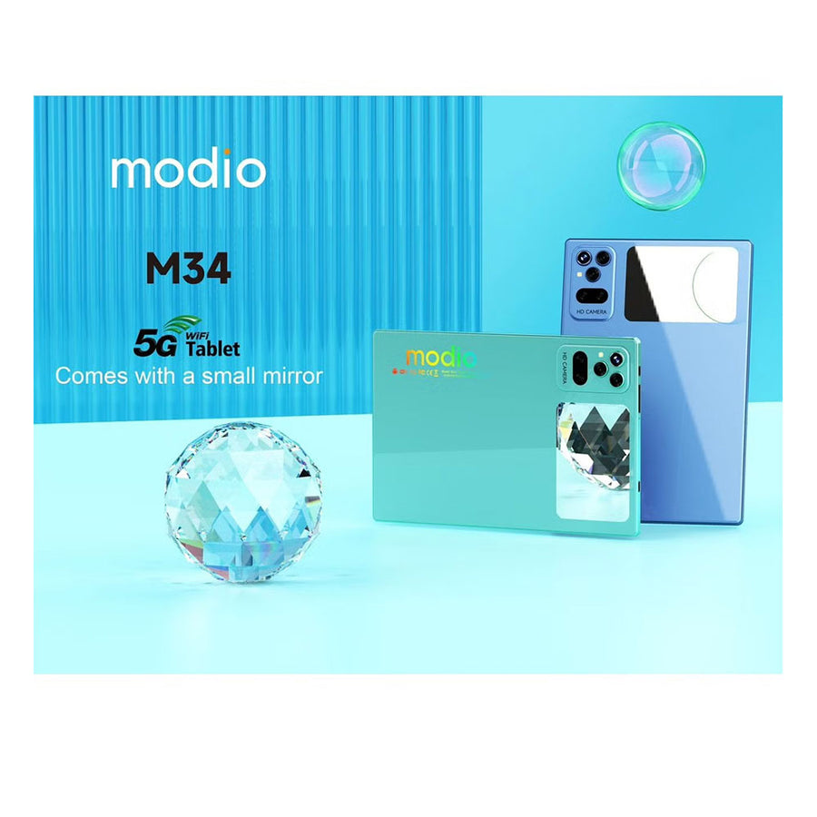 Modio M34 5G 8GB RAM 512GB 10.1-inch Tablet  With Keyboard Earphone Digital Pen and Back Cover