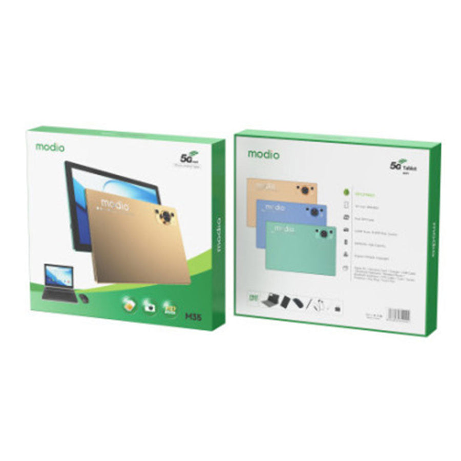 Modio M35 5G 8GB RAM 512GB 10 Inch Tablet With Keyboard Mouse And Back Cover
