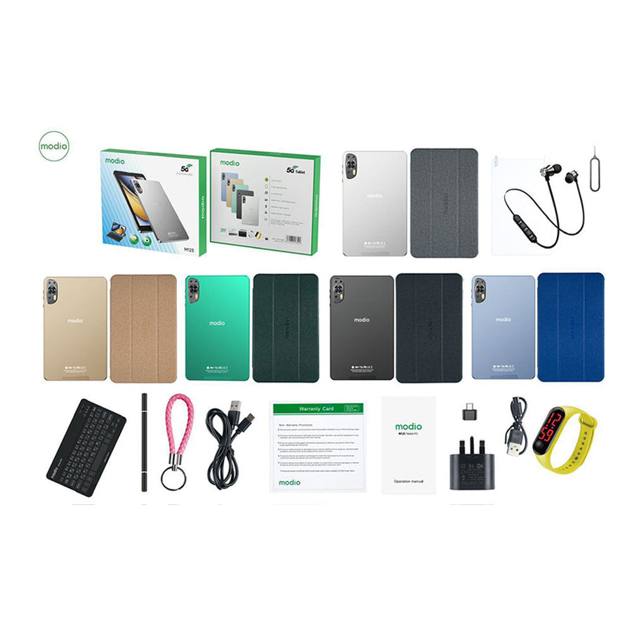 Modio M123 5G 8GB RAM 512GB Tablet With Keyboard