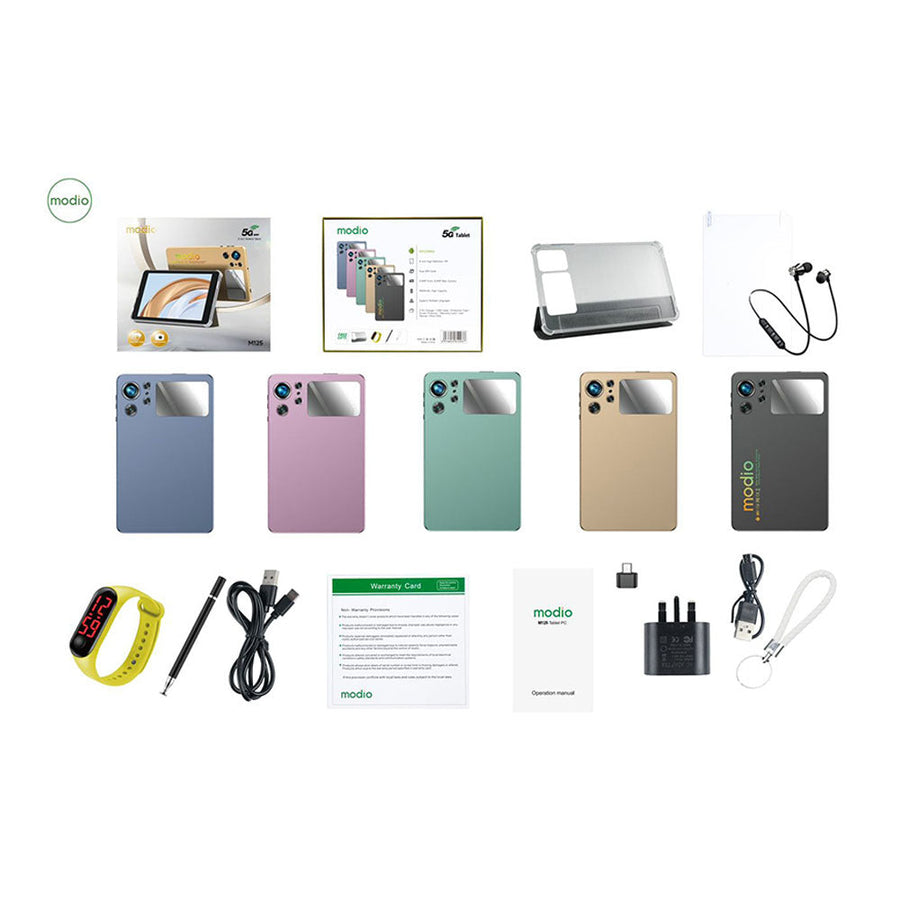 Modio M125 6GB RAM 256GB 8 Inch Android Tablet
