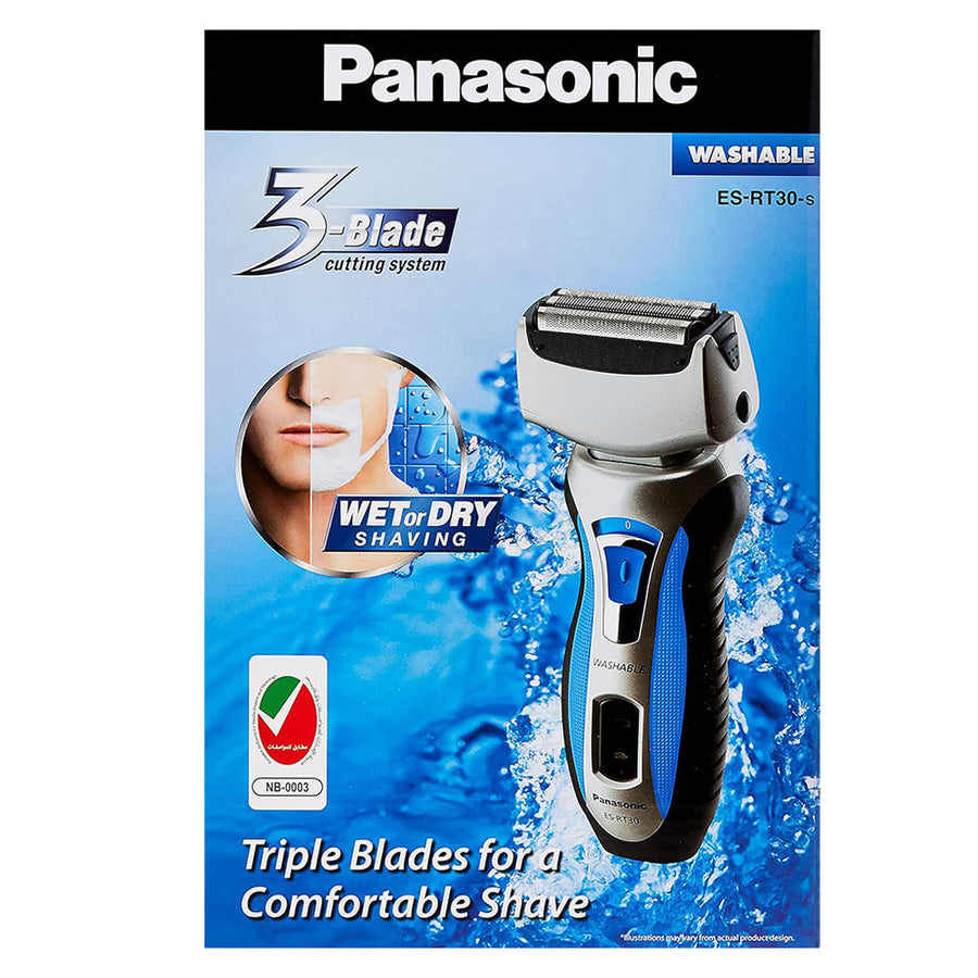 Panasonic Es-Rt30 Rechargeable Blade Shaver for Men