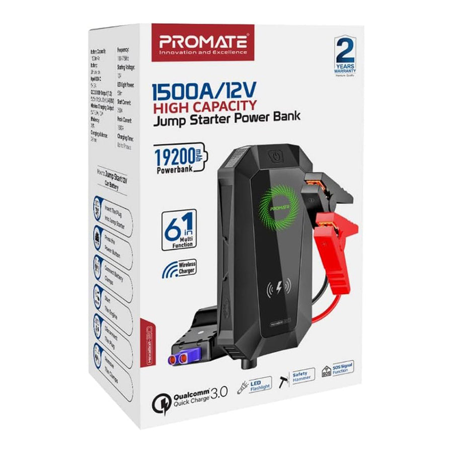 Promate (HexaBolt-20) Car Jump Starter Power Bank
