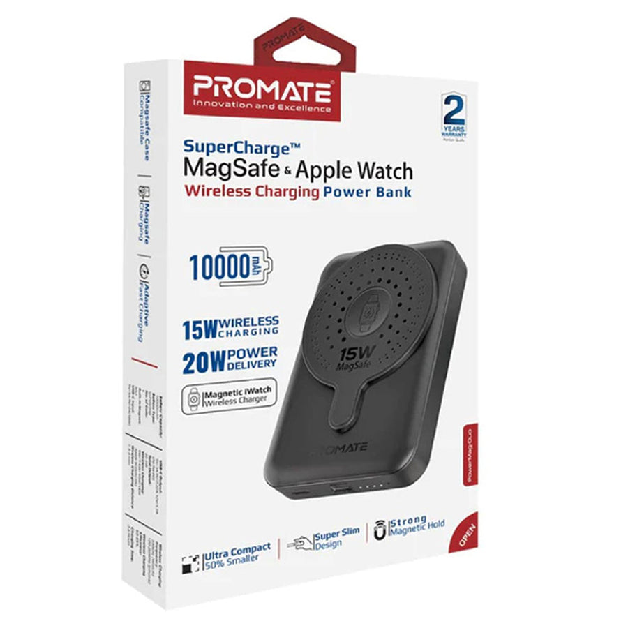 Promate PowerMagDuo 10000mAh 15W Wireless Power Bank