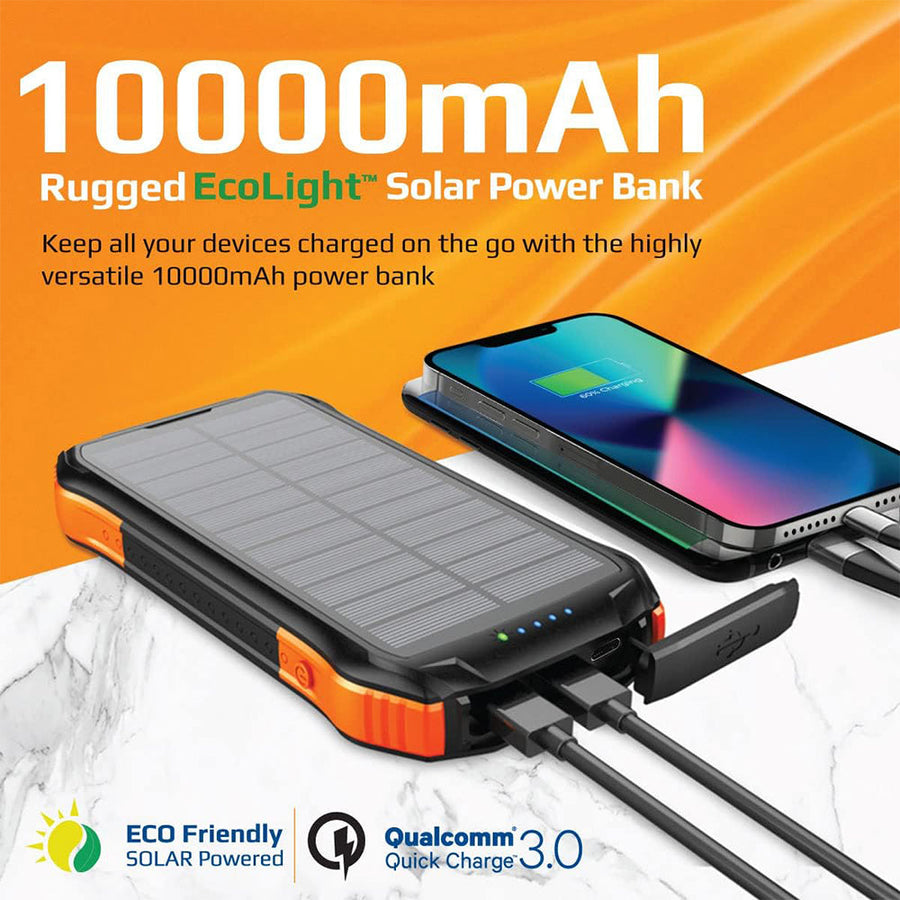 Promate (Solartank10PDQi) Solar Power Bank