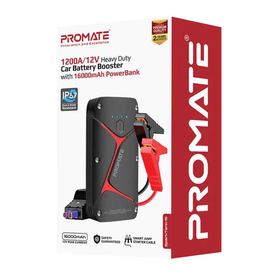 Promate (SparkTank-16) Car Jump Starter Power Bank