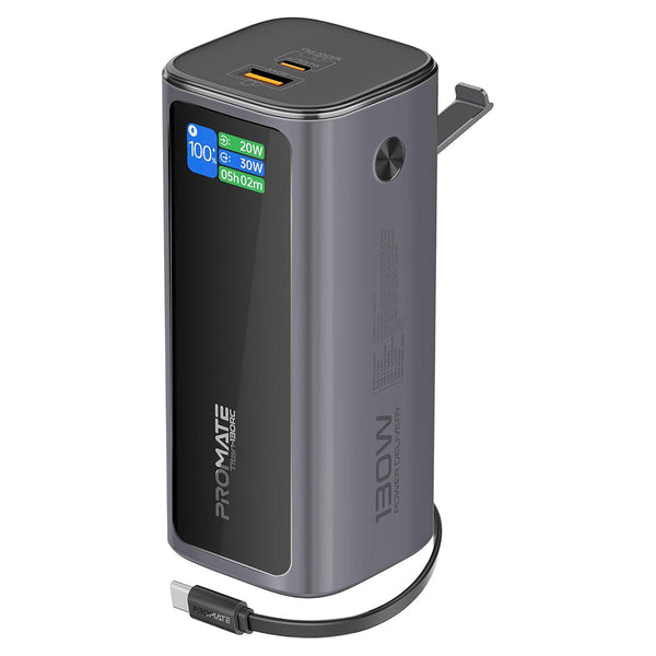 Promate Titan-130R 130W Multi-Port Power Bank 20000mAh