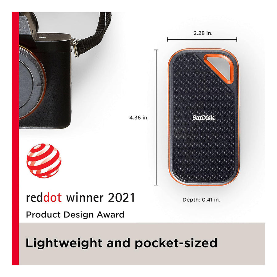 Sandisk 1Tb Extreme Pro Portable SSD – Up To 2000Mb/S