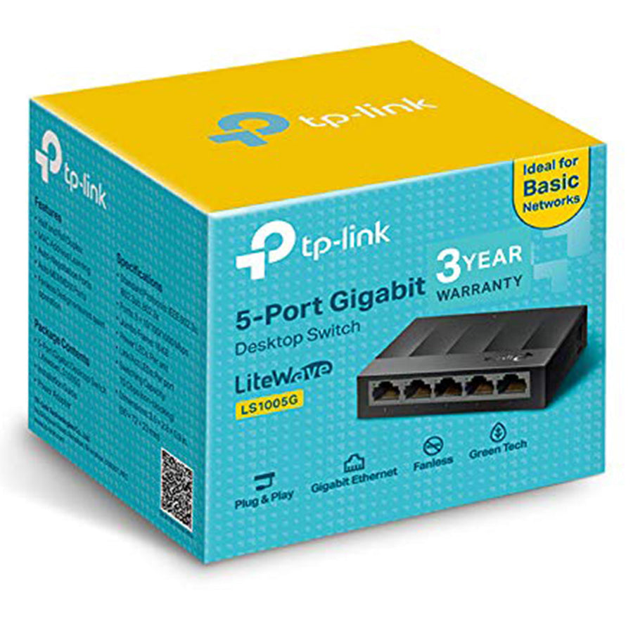 TP-Link LS1005G 5-Port Gigabit Desktop Switch