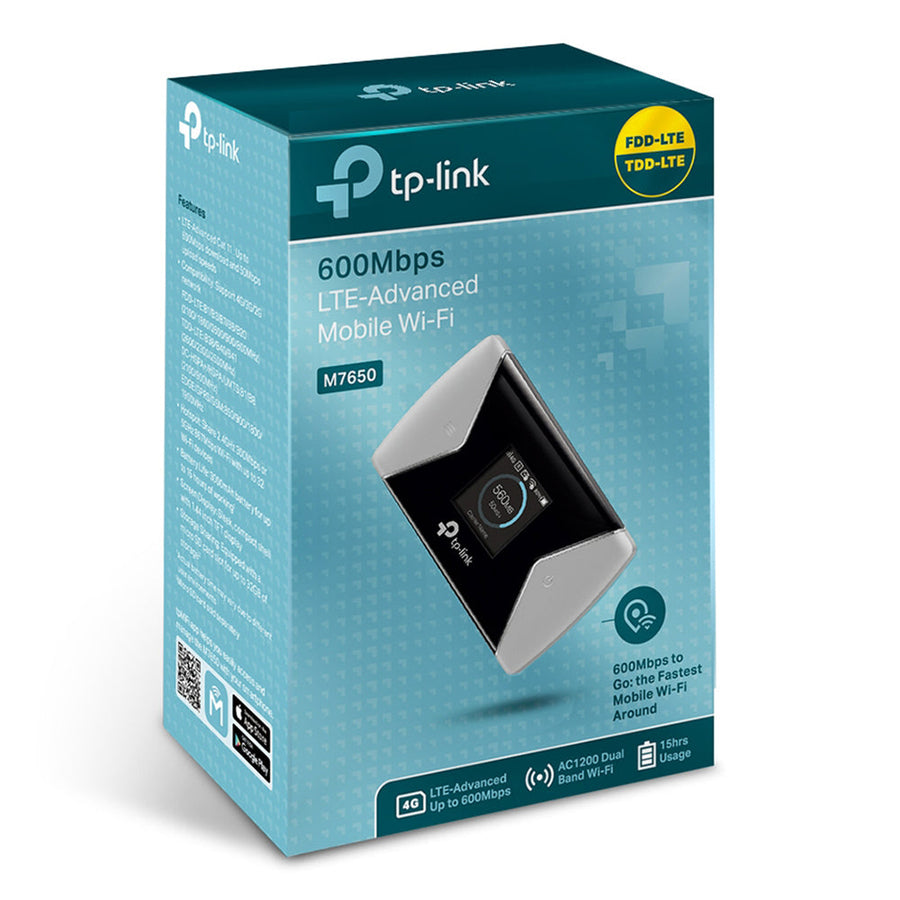 TP-Link M7650 4G LTE Mobile Wi-Fi Hotspot Router