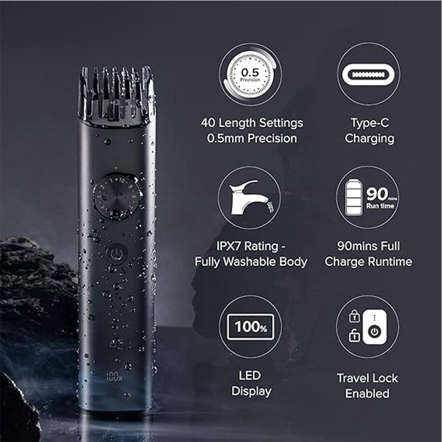 Xiaomi Grooming Kit Pro, Beard Trimmer for Men, IPX7 Waterproof Electric Razor Shavers, Hair Trimmer for Nose Ear Mustache Face Body
