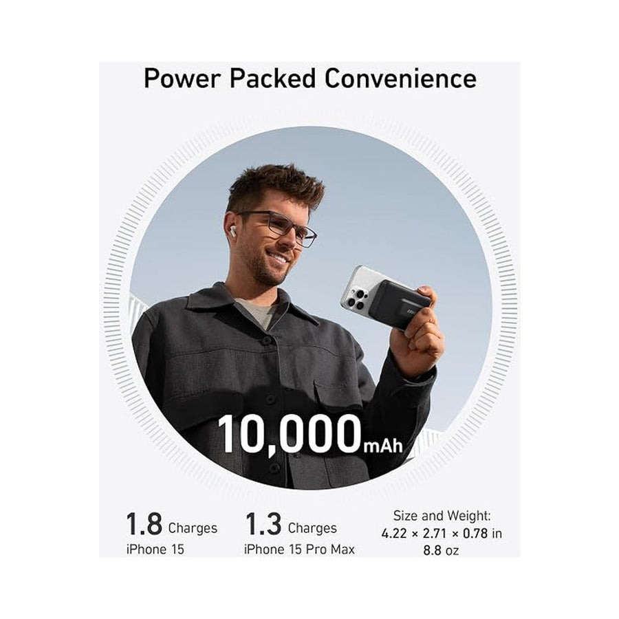Anker A1654H11 MagGo 10K Qi2 15W Magnetic Wireless Power Bank