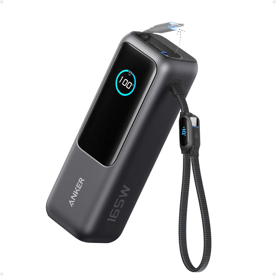 Anker Power Bank (25K, 165W, Built-In and Retractable Cables)