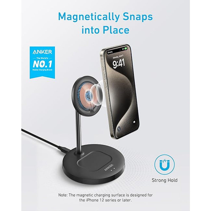 Anker PowerWave 2-in-1 Magnetic Charging Stand