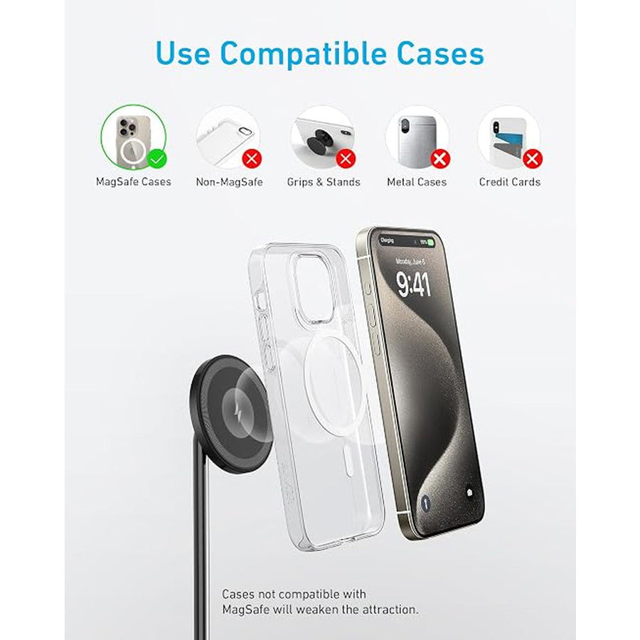 Anker PowerWave 2-in-1 Magnetic Charging Stand