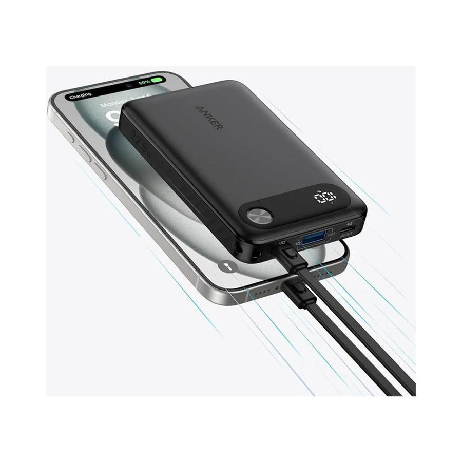 Anker A1257H11 PowerCore 10,000mAh 22.5W Power Bank with Built-In USB-C Cable