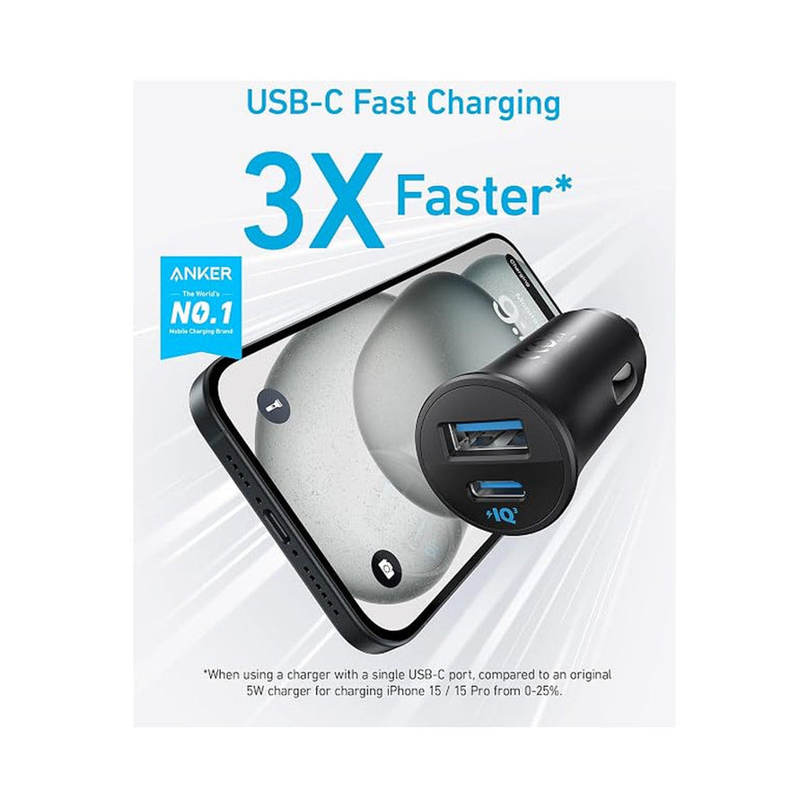 Anker A2741H11 PowerDrive 30W Dual-Port Compact Car Charger