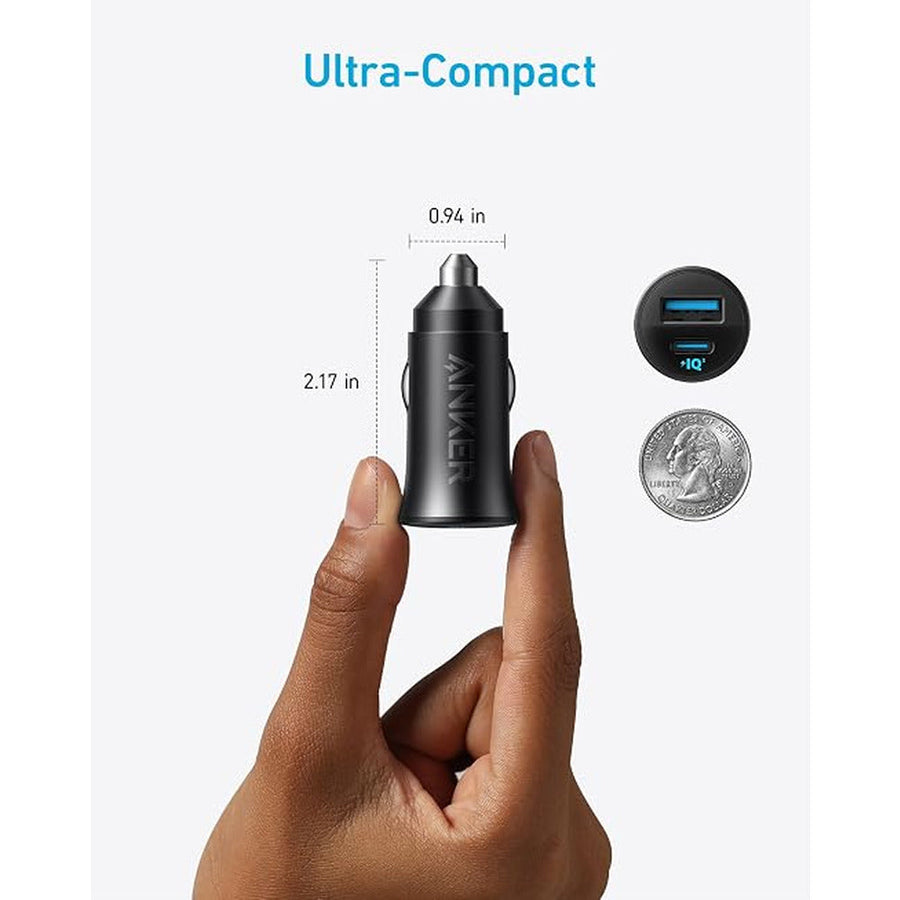Anker A2741H11 PowerDrive 30W Dual-Port Compact Car Charger