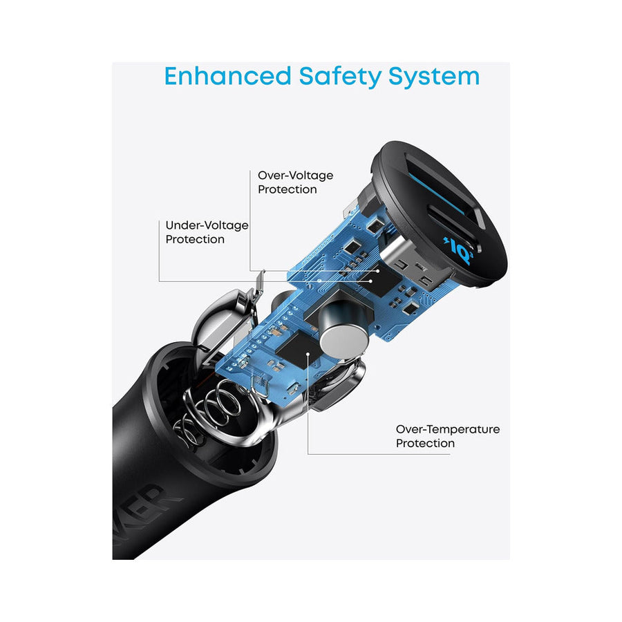 Anker A2741H11 PowerDrive 30W Dual-Port Compact Car Charger