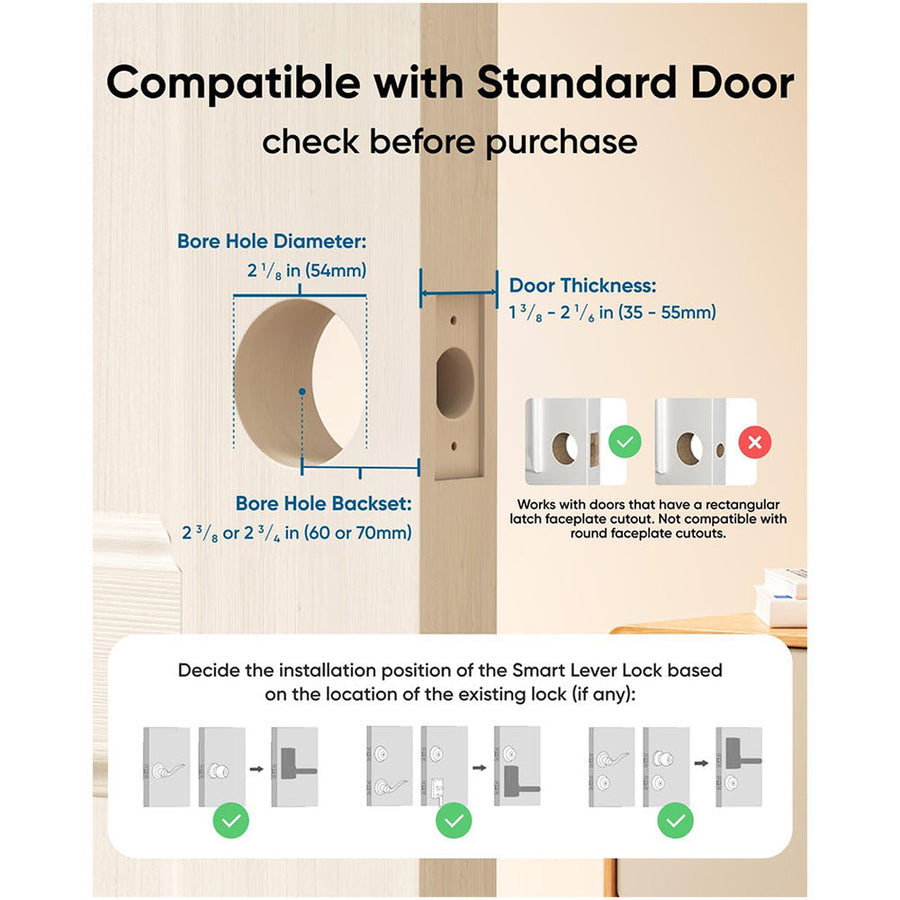 Eufy C33 Security Smart Lever Lock – 2025