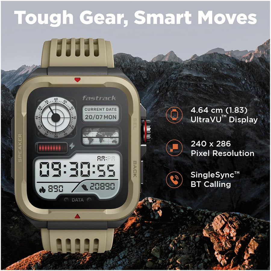 Fastrack Active Rugged Smartwatch with 1.83″ UltraVU HD Display