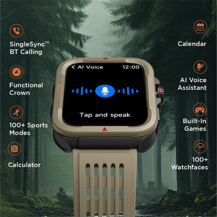 Fastrack Active Rugged Smartwatch with 1.83″ UltraVU HD Display