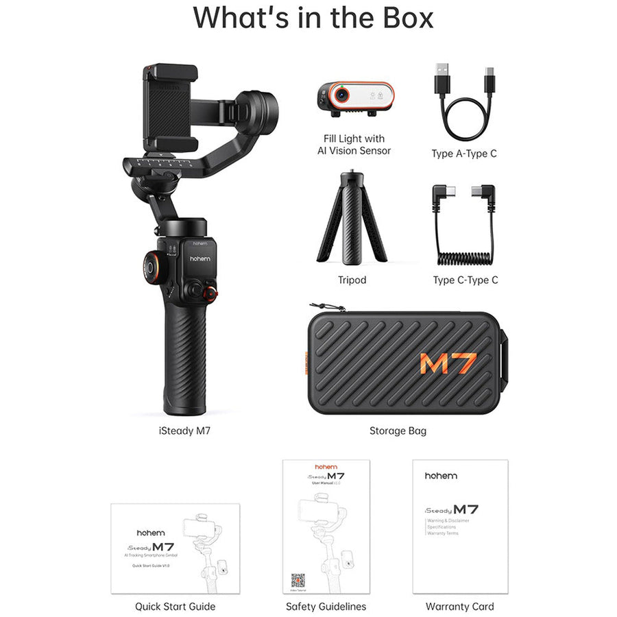 Hohem iSteady M7 AI Tracking Smartphone Gimbal