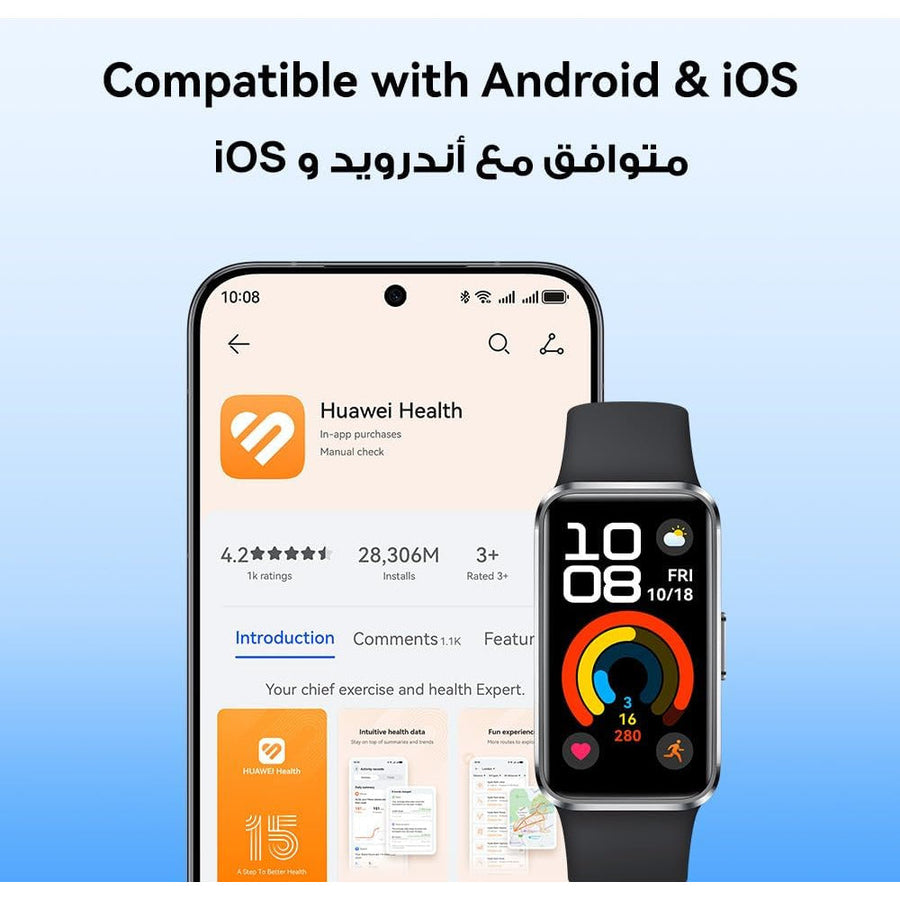 Huawei Band 10 AMOLED Smart Fitness Band