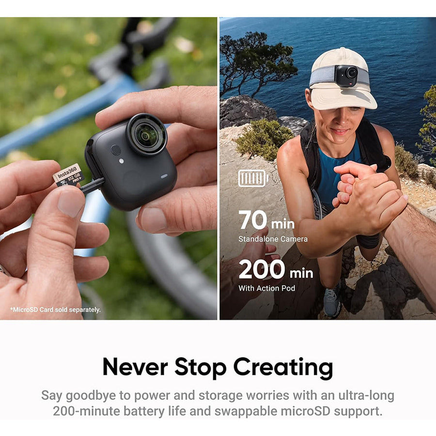 Insta360 GO Ultra Creator Bundle Tiny 4K Cam
