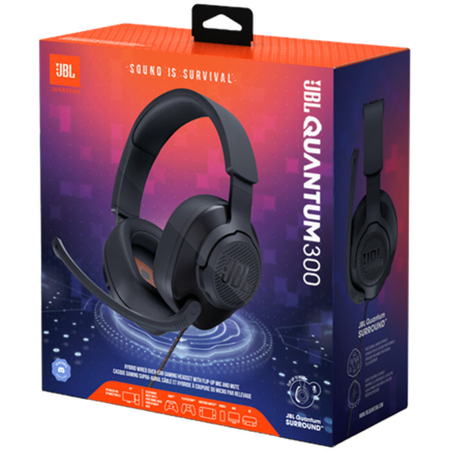 JBL QUANTUM 300 Wired Headphones